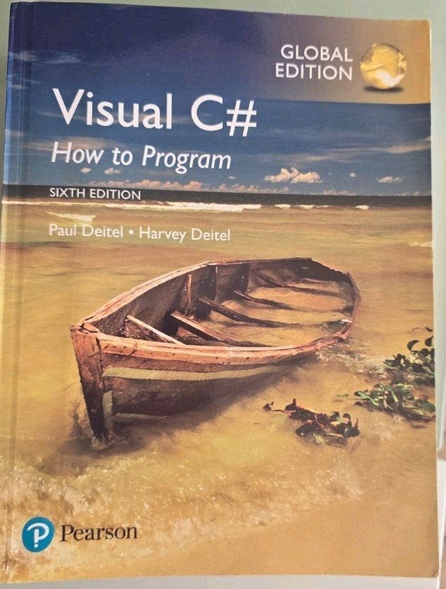 Visual C# How to Program - Global Edition (Sixth Edition), Boeken, Paul Deitel, Harvey Deitel, Zo goed als nieuw, Beta, HBO