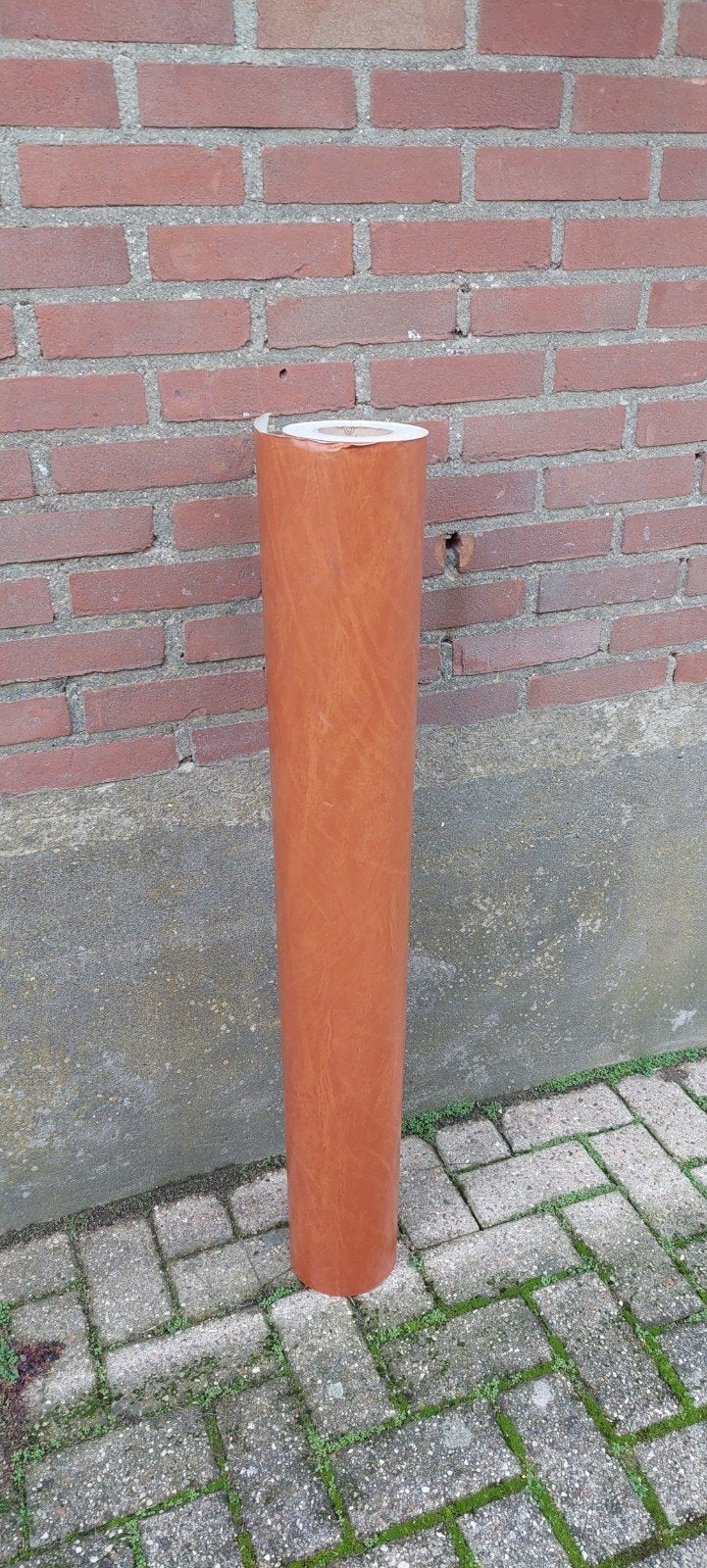 Grote rol Boekbinderspapier Ledernerf 22m x 105br, Ophalen, Zo goed als nieuw, Knutselmateriaal