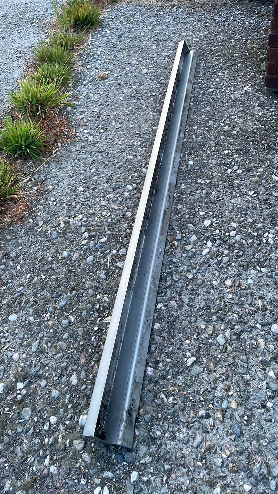 Rvs dakgoten, Ophalen, Zo goed als nieuw, Overige metalen