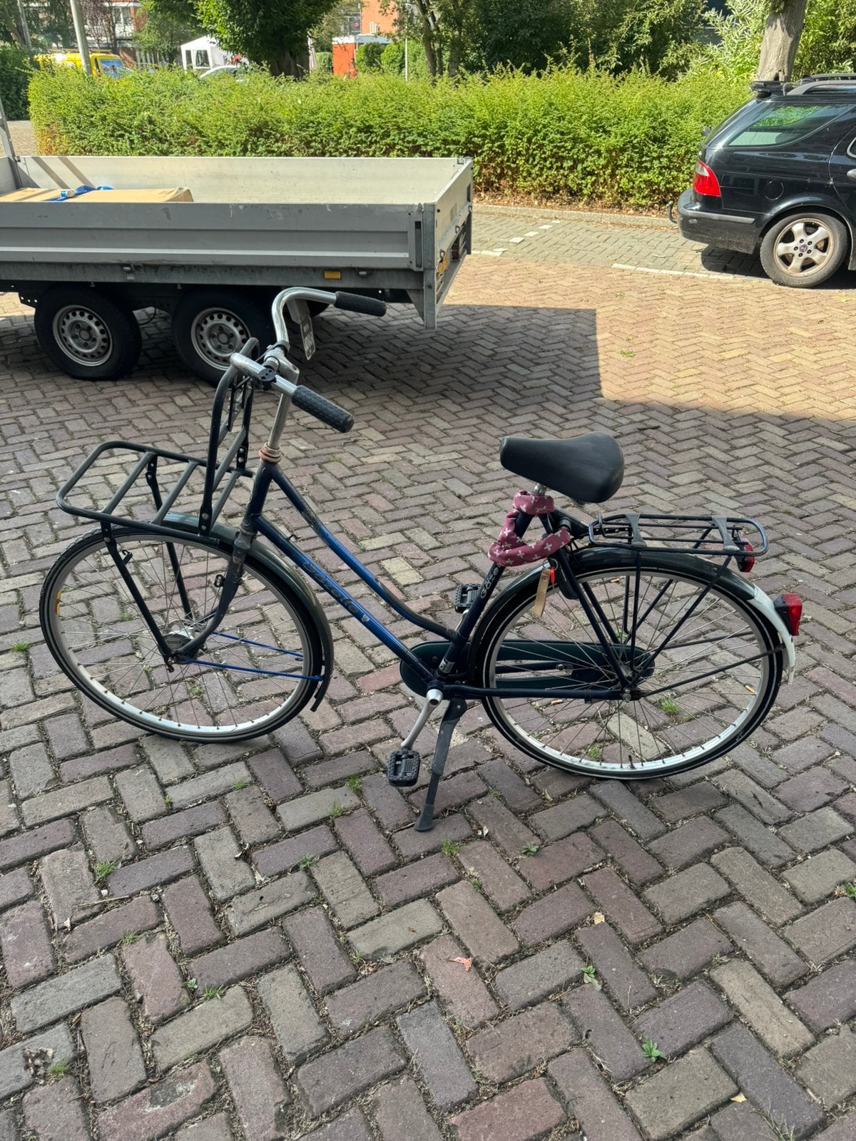 Fiets Gazelle met rekje, Fietsen en Brommers, Fietsen | Dames | Omafietsen, Ophalen, Gebruikt