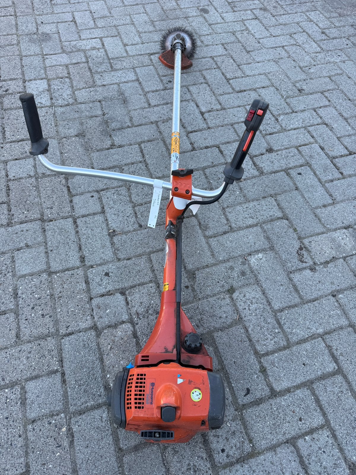 Husqvarna 345 r met onkruidborstel, Tuin en Terras, Bosmaaiers, Ophalen, Zo goed als nieuw, 50 cm of meer, Benzine