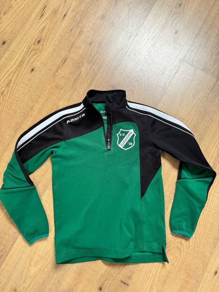 Vv Zuidhorn lange mouw shirt 140, Sport en Fitness, Voetbal, Maat XS of kleiner, Ophalen of Verzenden, Zo goed als nieuw, Shirt