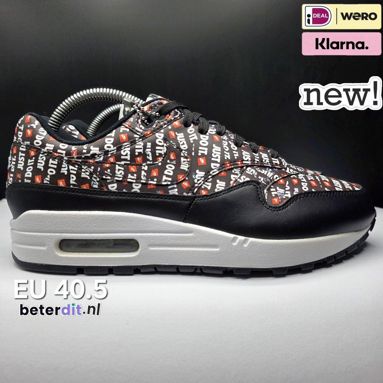 Nike Air Max 1 Just Do It 'Black'
Maat: 40.5, Nieuw, Ophalen of Verzenden, Sneakers of Gympen, Nike