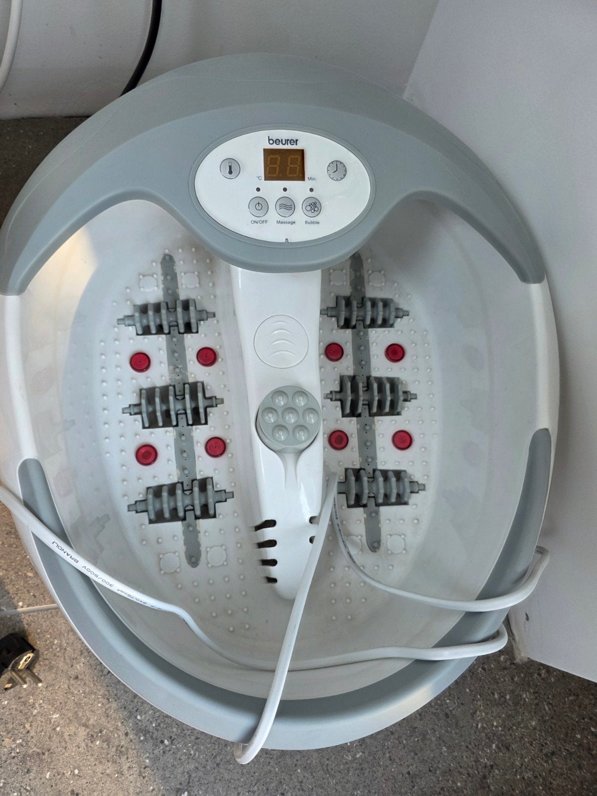 Beurer Voetenbad met Massage en Bubbel functie, Ophalen, Zo goed als nieuw, Hand- en Voetverzorging
