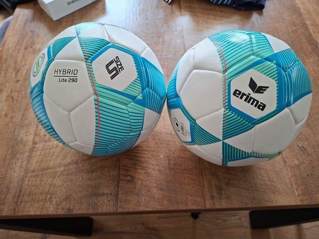 2 st Erima Hybrid Lite 290 gr size 5 (nieuw), Maat S, Ophalen of Verzenden, Nieuw, Bal