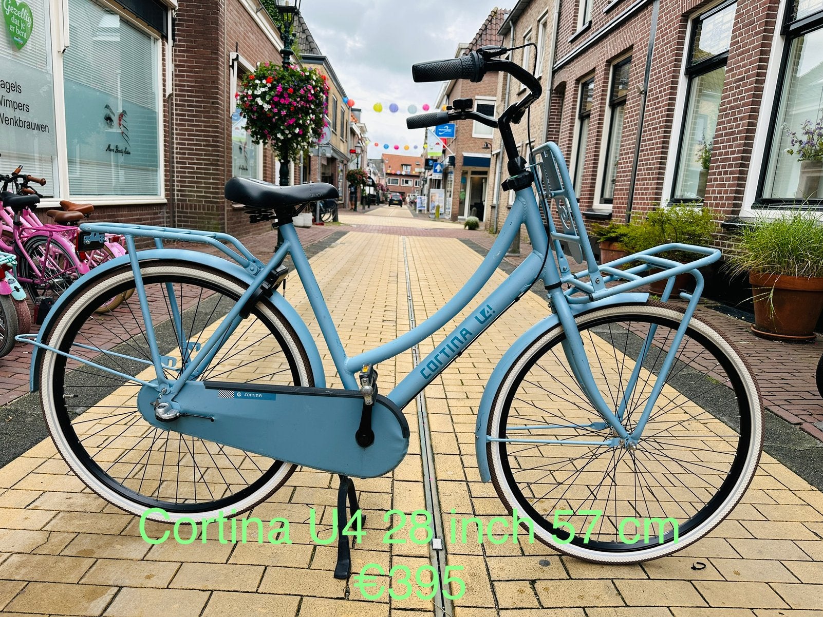 Cortina U4 Damesfiets/ Meisjesfiets 28 inch 57 cm top staat, Fietsen en Brommers, Terugtraprem, Versnellingen, 56 cm of meer, Zo goed als nieuw