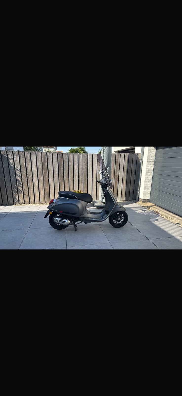 Vespa Sprint 2019 Mat Grijs - Zo goed als nieuw, Ophalen, Vespa S, Zo goed als nieuw, Benzine