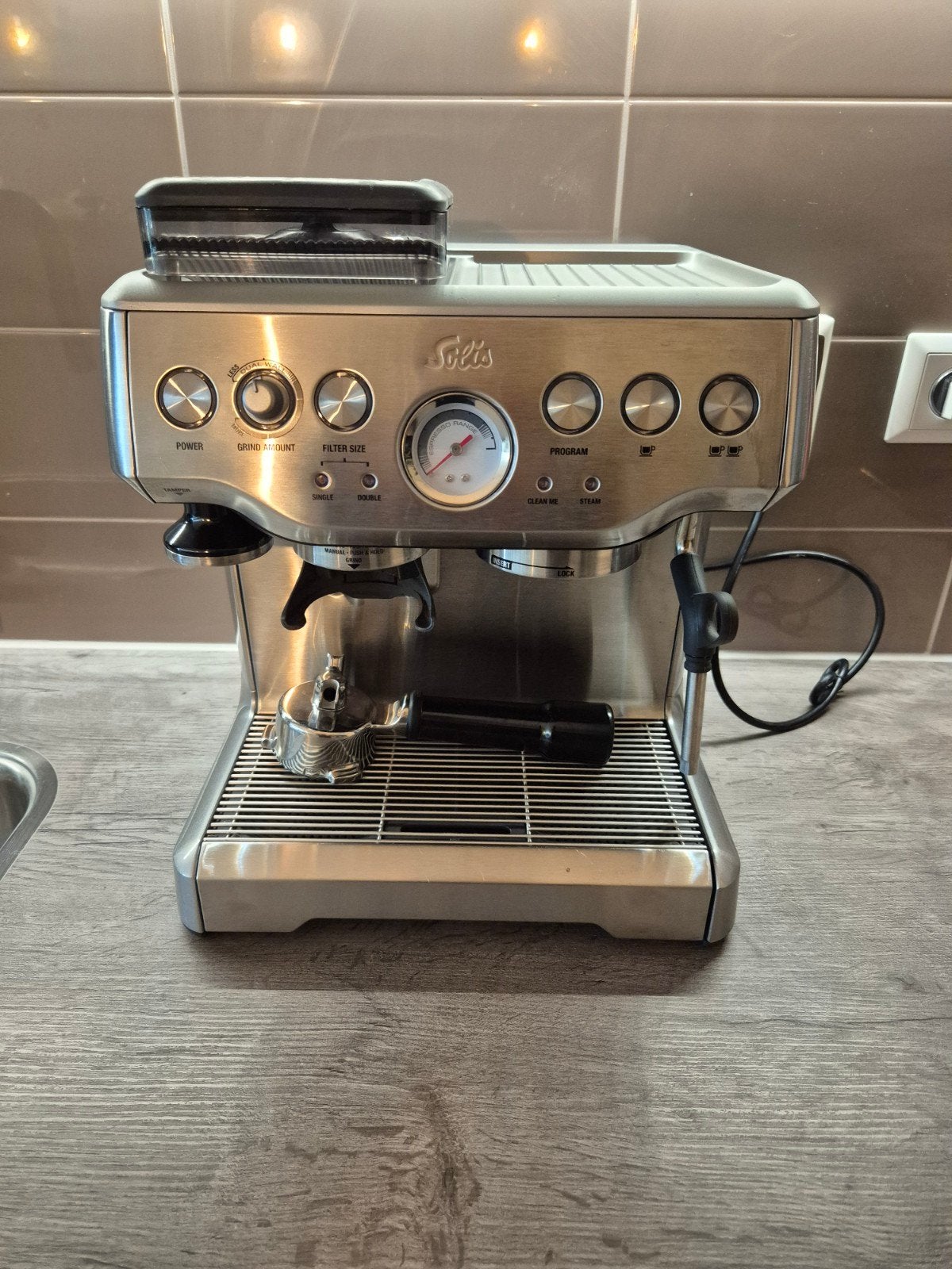 Solis Barista Perfetta Plus Espressomachine, Witgoed en Apparatuur, Koffiezetapparaten, Ophalen, Espresso apparaat, Koffiebonen