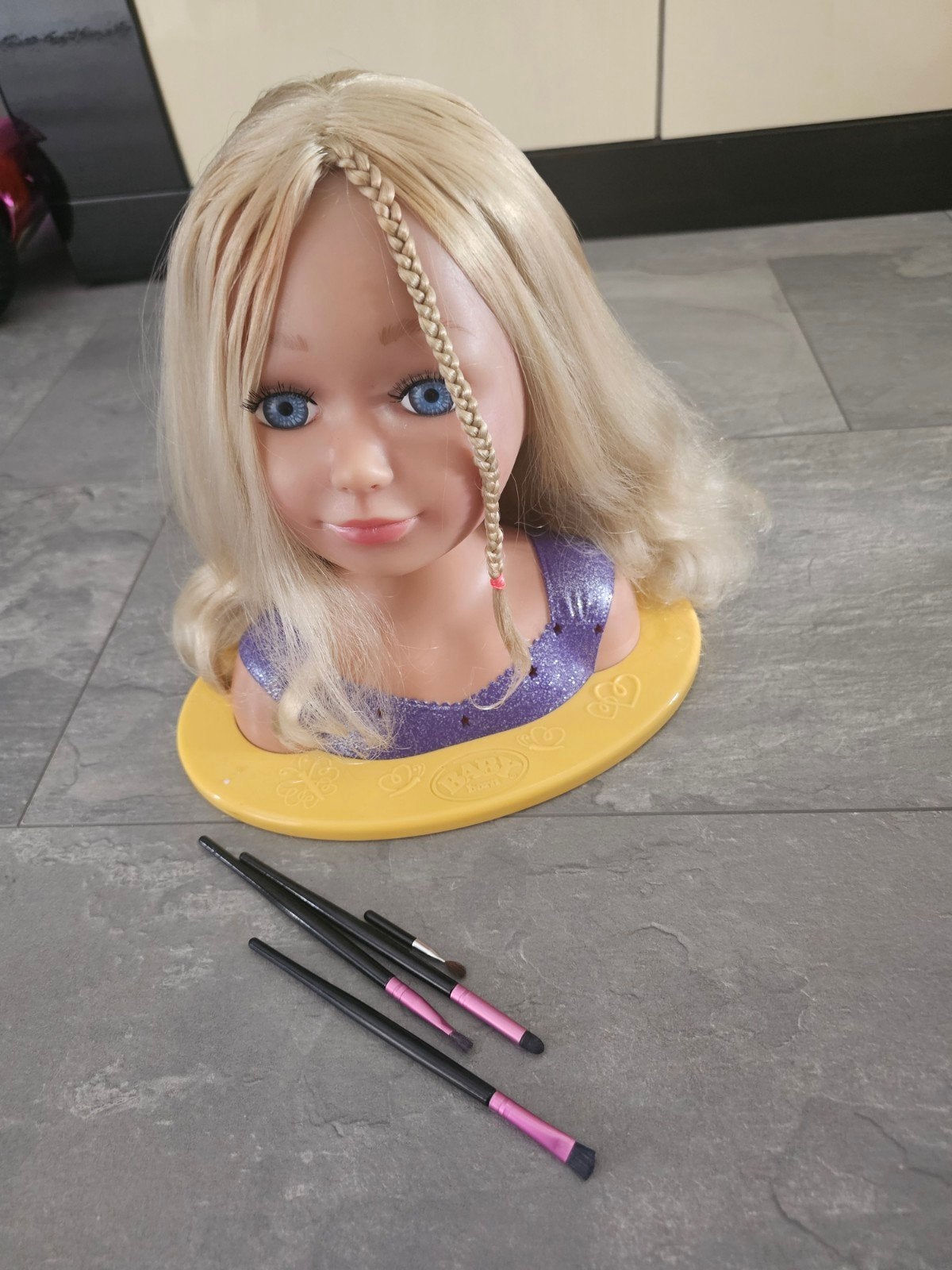 BABY born Stylinghoofd met make-up kwasten, Kinderen en Baby's, Ophalen, Gebruikt, Overige typen