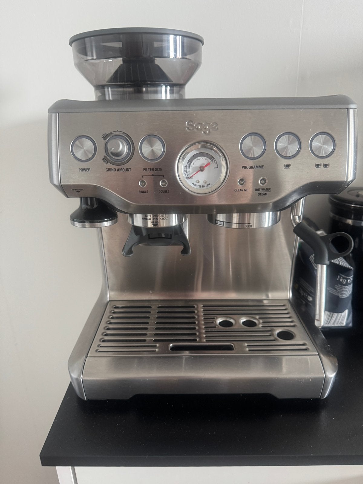 Sage Barista Express met uitgebreide accessoireset