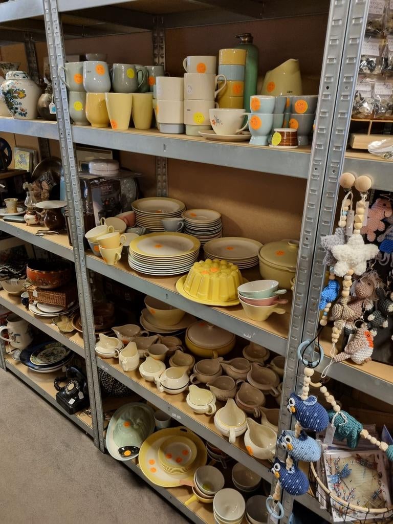 Pastel Regout Societee ceramique in Joure en St Nicolaasga, Huis en Inrichting, Keuken | Servies, Ophalen, Zo goed als nieuw, Overige stijlen