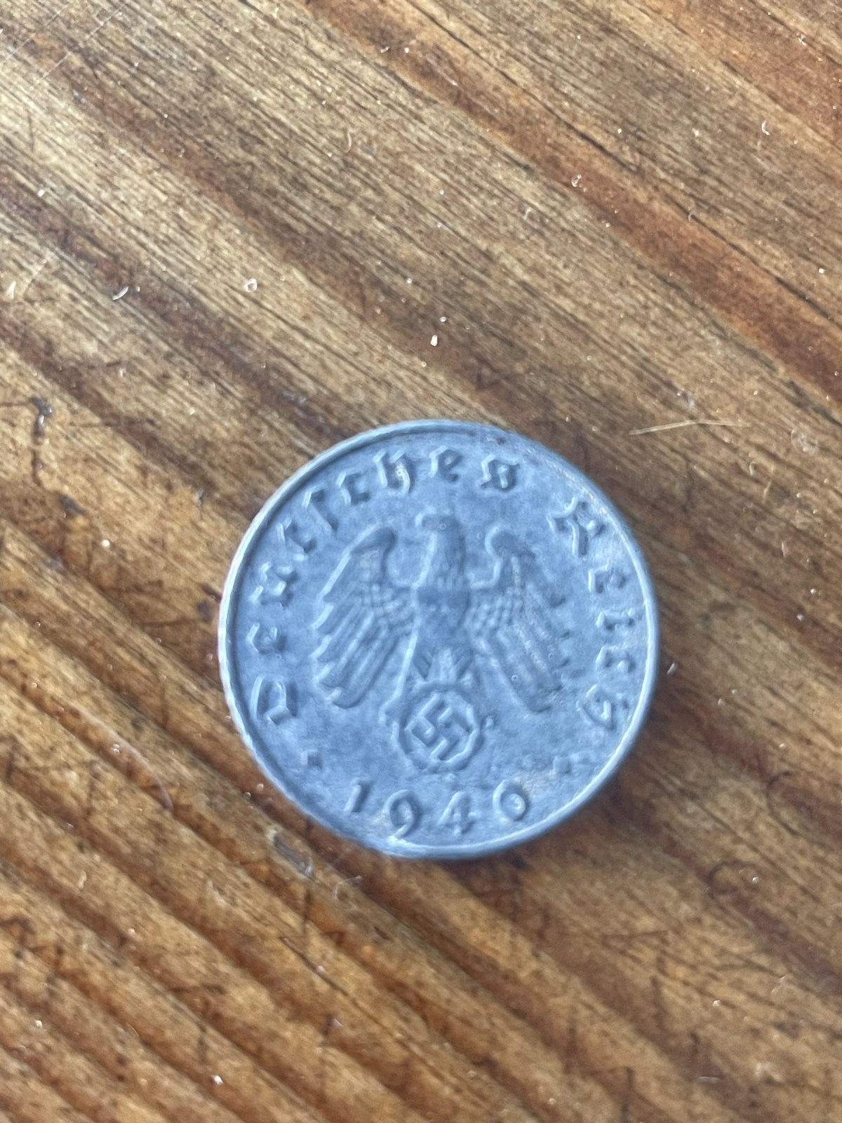 Set van 3 Duitse 50 Reichspfennig munten 1940, Verzamelen, Militaria | Tweede Wereldoorlog, Ophalen of Verzenden