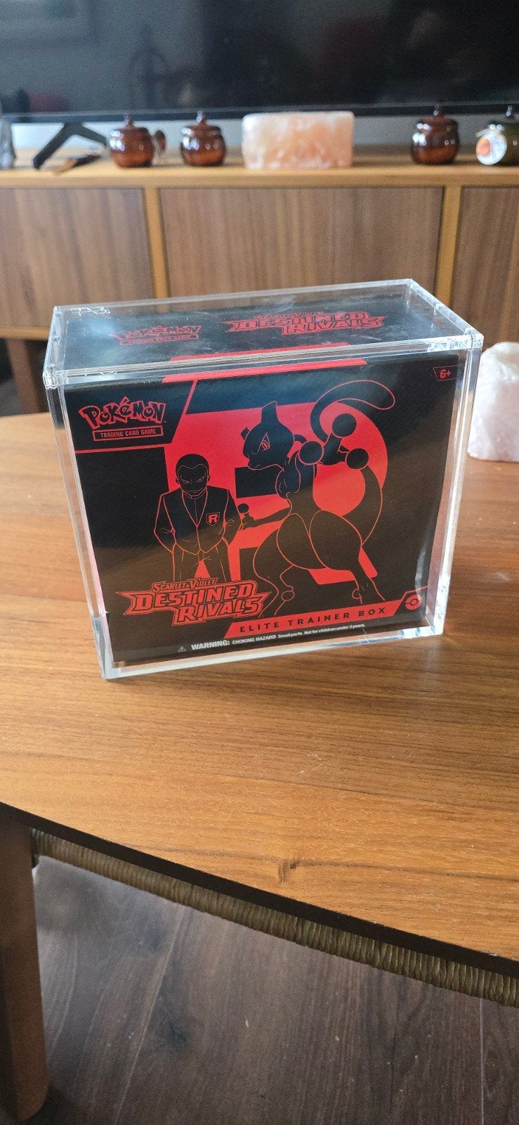 Pokemon Destined Rivals ETB + Acrylic Case, Hobby en Vrije tijd, Ophalen, Nieuw, Meerdere kaarten
