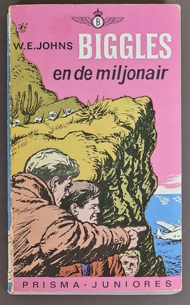 Biggles en de miljonair - no J 250 - W.E. Johns, Ophalen of Verzenden, Gelezen, W.E. Johns