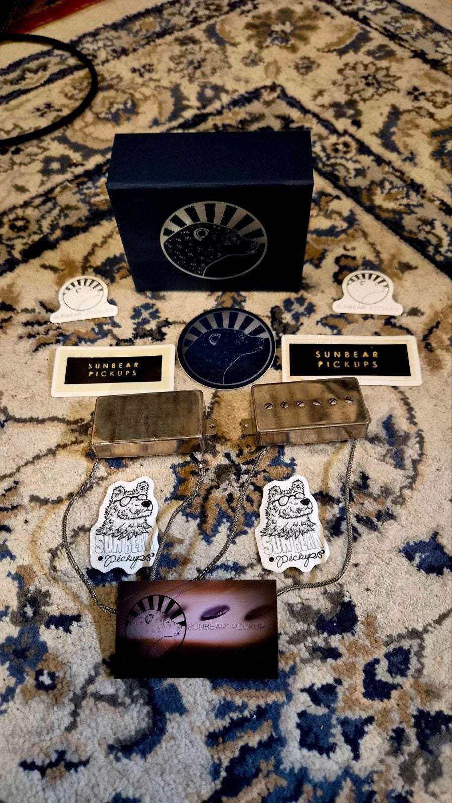Sunbear (humbucker sized) set - SunBird & 56 SB90, Muziek en Instrumenten, Instrumenten | Onderdelen, Ophalen of Verzenden, Zo goed als nieuw