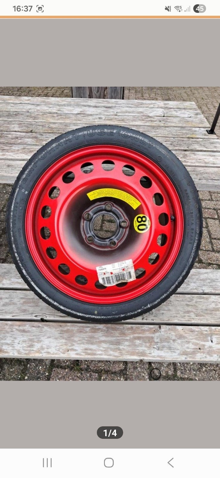 Thuiskomer  5x110 -16 inch, Auto diversen, Ophalen of Verzenden, Nieuw