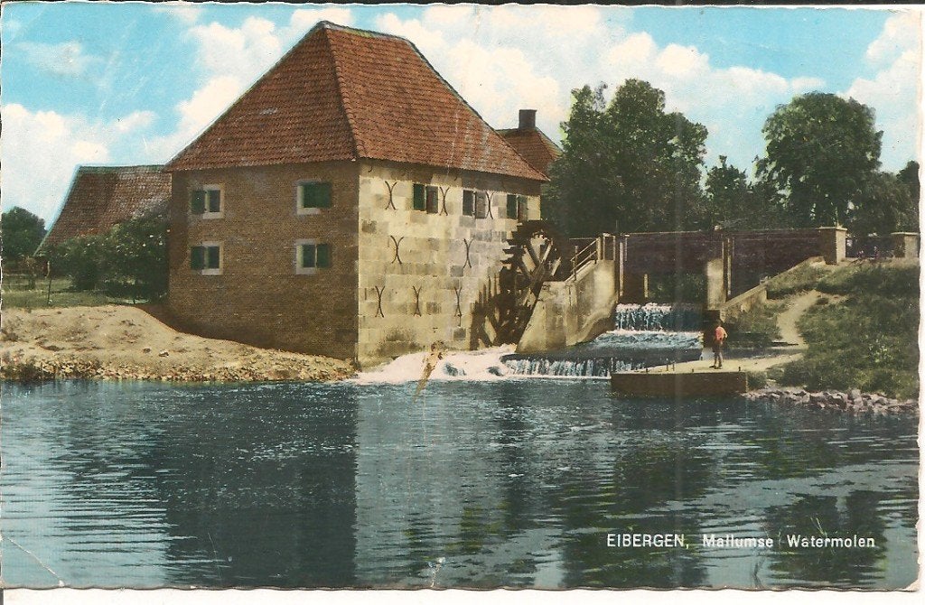 Ansichtkaart Eibergen, Mallumse Watermolen (Gelopen), Ophalen of Verzenden, 1960 tot 1980, Gelopen, Gelderland