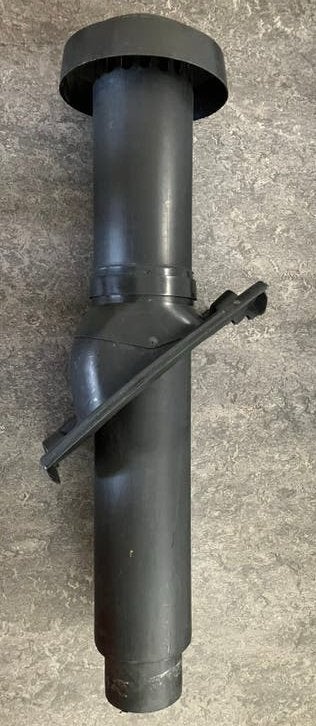 Dakdoorvoer / Ventilatiepijp, met schaal en doorvoerpan, Doe-het-zelf en Verbouw, Ophalen, Ventilator en Afzuiger