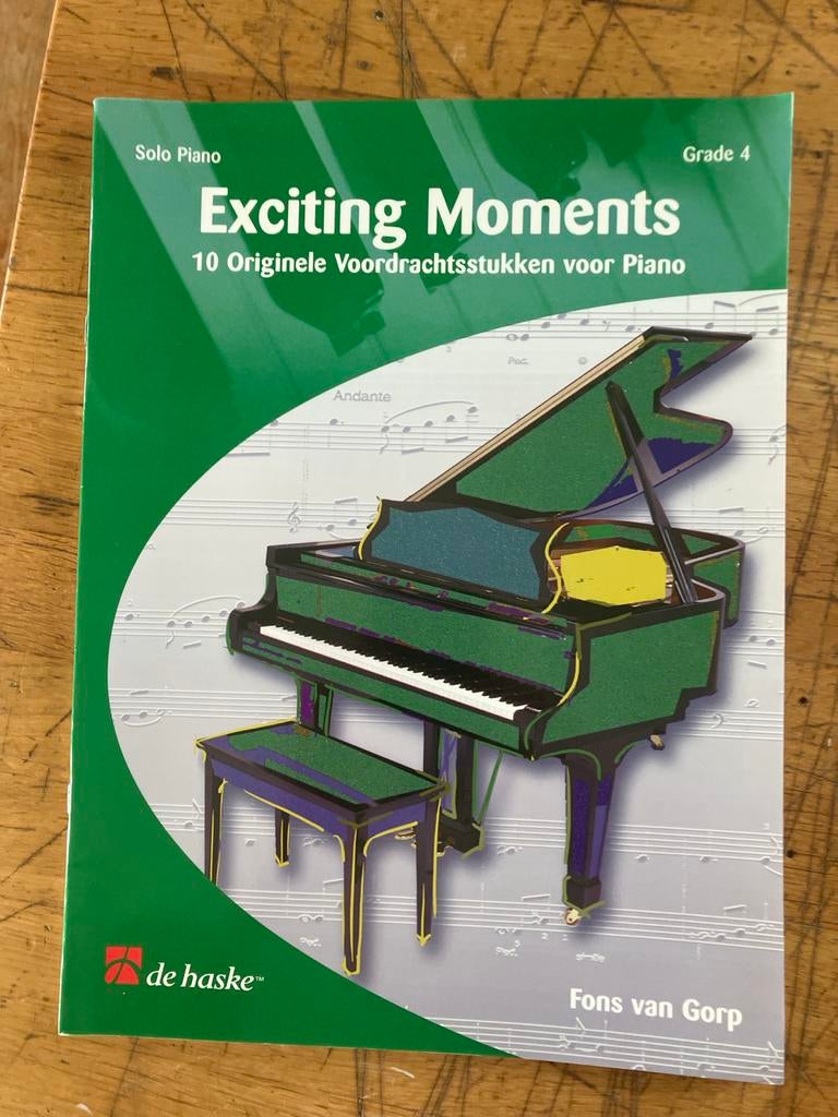 Exciting Moments: 10 Originele Voordrachtsstukken Piano, Muziek en Instrumenten, Overige genres, Ophalen of Verzenden, Zo goed als nieuw