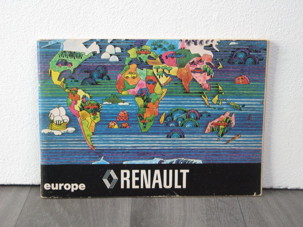 Renault Europe | Dealeroverzicht | 1975, Boeken, Gelezen, Renault, Ophalen of Verzenden, Renault