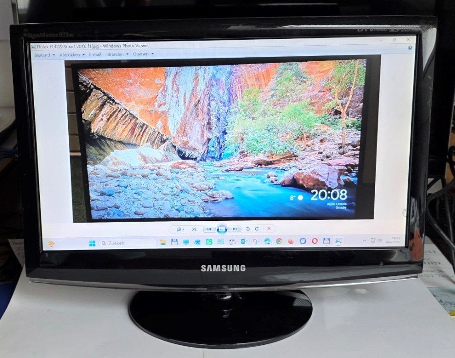Samsung 19 inch Monitor TV 2x HDMI, Computers en Software, Monitoren, Ophalen, HDMI, Zo goed als nieuw, Overige typen
