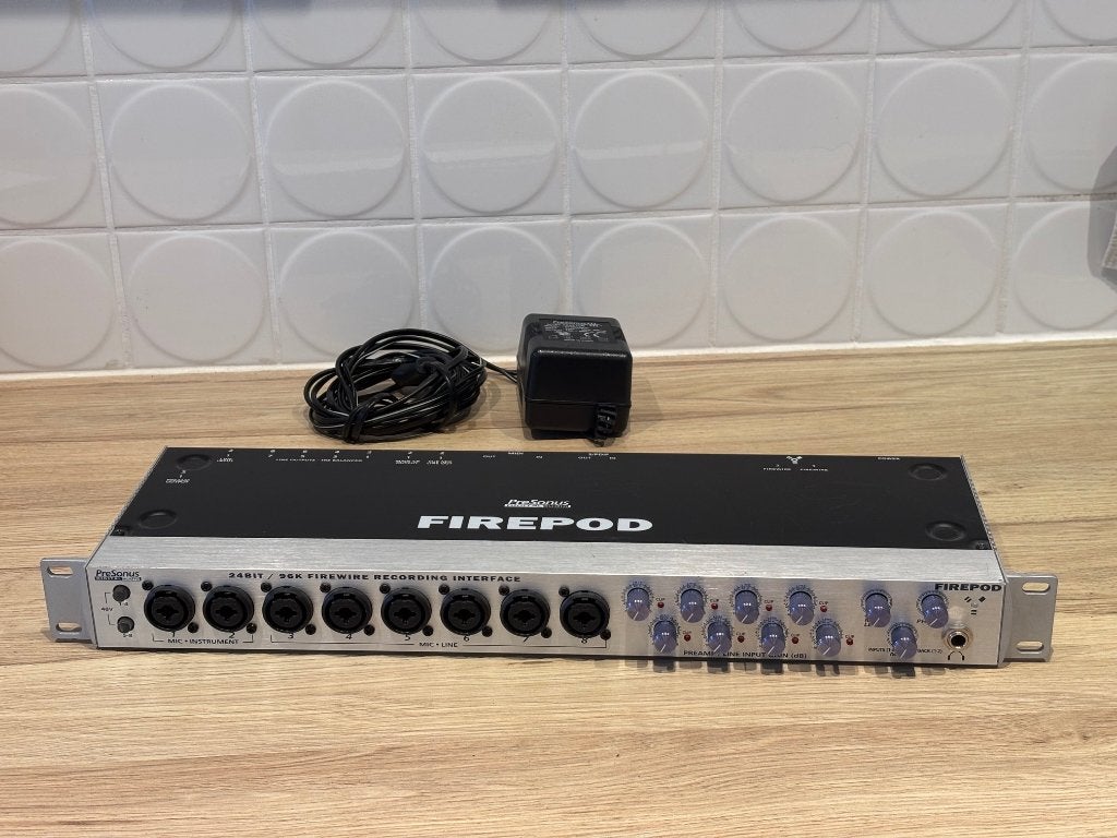 PreSonus Firepod FP10 (audio interface), Ophalen of Verzenden, Zo goed als nieuw, 10 tot 20 kanalen, Microfooningang