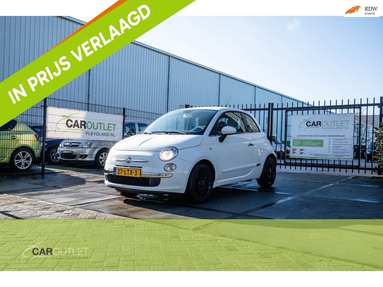 Fiat 500 1.2 Pop Een hele nette en goed onderhouden 500 Moto, Auto's, Fiat, Voorwielaandrijving, Euro 5, Gebruikt, 1242 cc