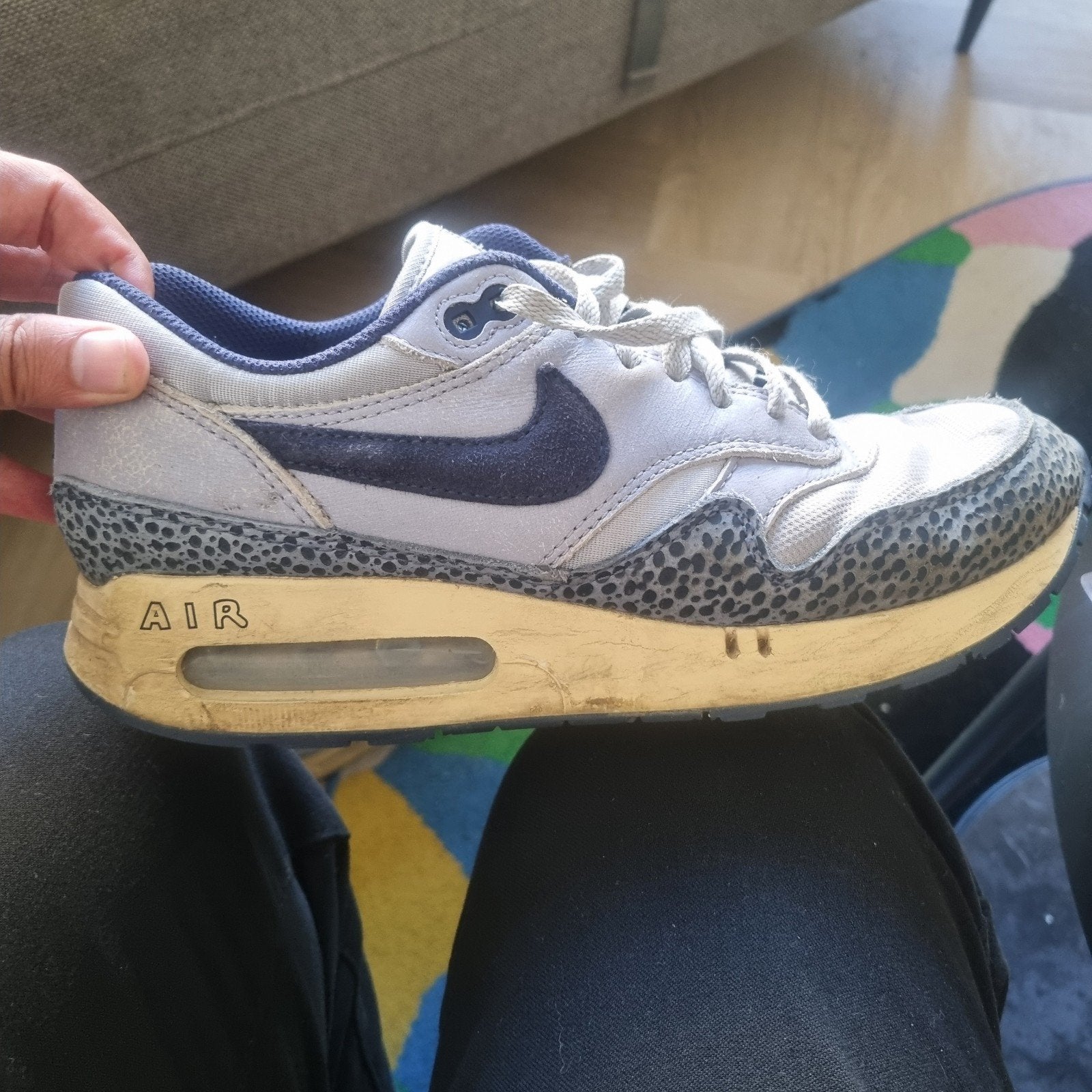 Nike Air Max 1 86 OG big bubble Lost Sketch' - Maat 41 blauw, Ophalen, Gedragen, Blauw