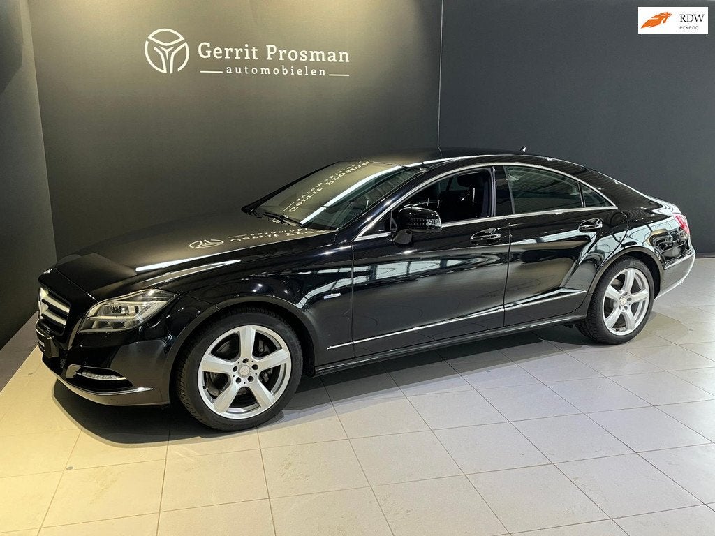 Mercedes-Benz CLS-klasse 350 (Let op! BTW verrekenbaar), Auto's, Mercedes-Benz, Automaat, Gebruikt, Zwart, 4 stoelen