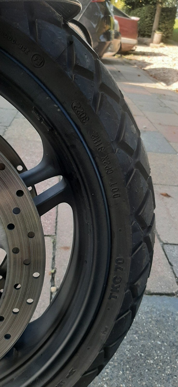 Continental TKC70 120-70/R17, Ophalen, Gebruikt