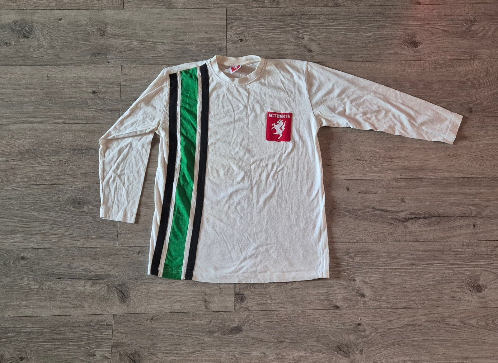 FC Twente Retro Shirt Fusie-seizoen 1967 Maat M, Verzamelen, Ophalen of Verzenden, Gebruikt, Shirt