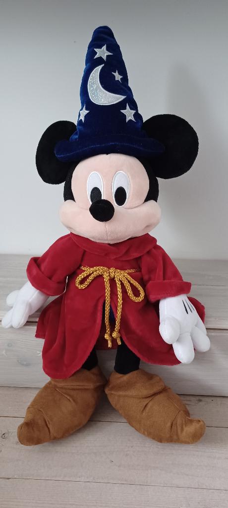 Disney knuffel Mickey tovenaar, Verzamelen, Disney, Ophalen of Verzenden, Mickey Mouse, Gebruikt, Knuffel
