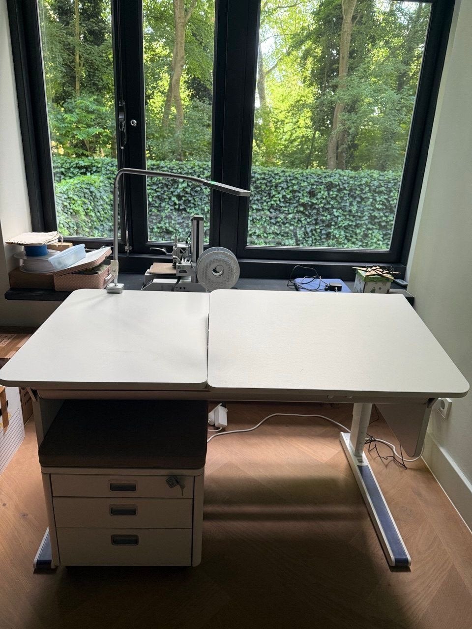 Adjustable Children’s Desk with Drawers and Chair, Ophalen, In hoogte verstelbaar, Zo goed als nieuw, Overige merken