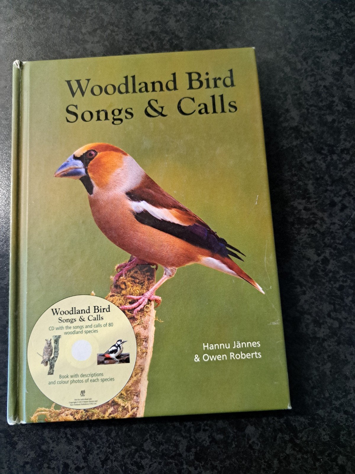 Vogelboek Woodland Bird Songs & Calls met CD, Ophalen, Zo goed als nieuw, Vogels, Hannu Jännes & Owen Roberts