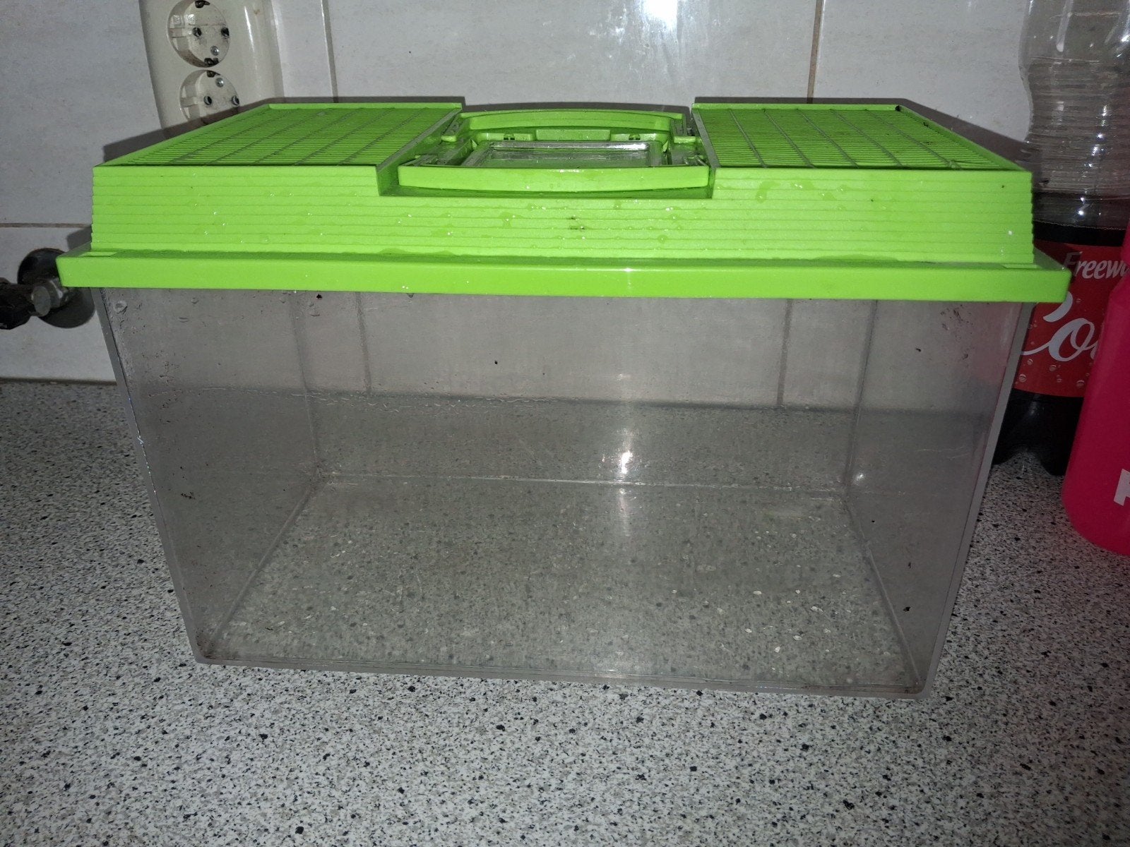 plastic aquarium, Dieren en Toebehoren, Ophalen, Gebruikt