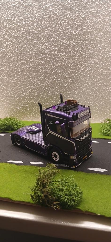 R.Holsappel tekno 1:50, Hobby en Vrije tijd, Modelauto's | 1:50, Ophalen of Verzenden, Zo goed als nieuw, Bus of Vrachtwagen, Tekno