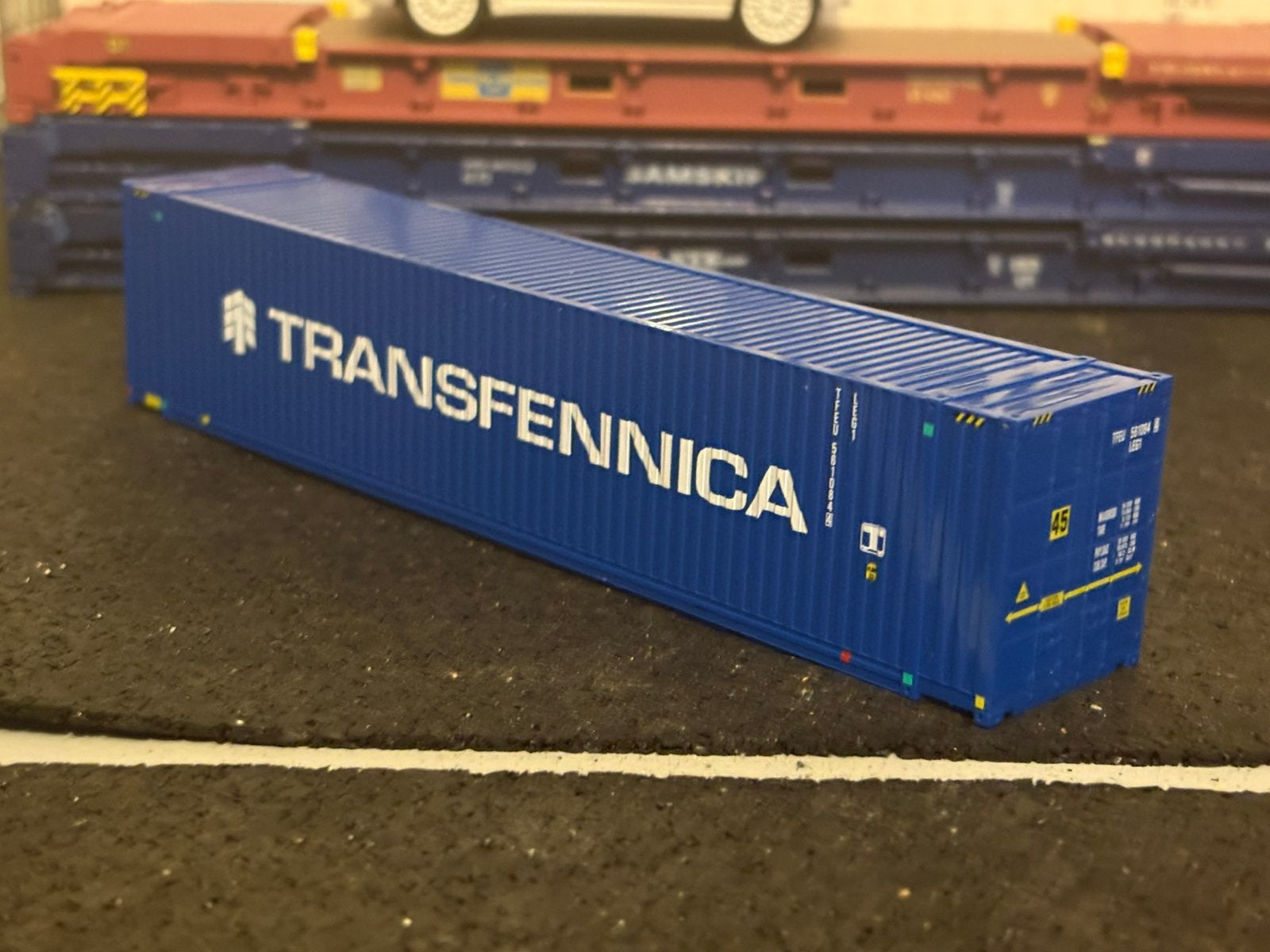 Transfenica container no herpa, Ophalen of Verzenden, Zo goed als nieuw, Bus of Vrachtwagen, Herpa