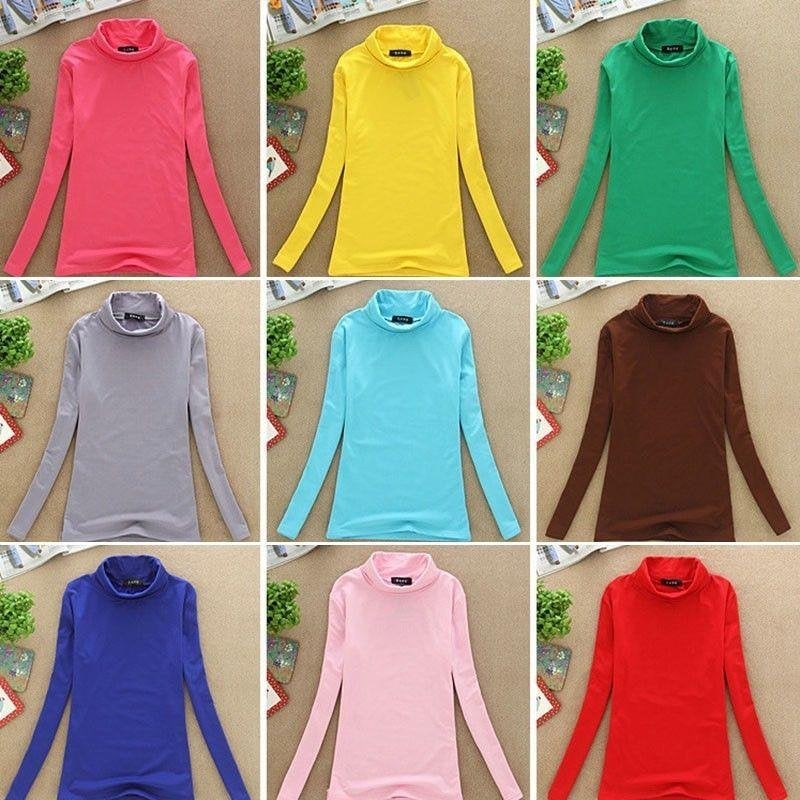 Dames coltrui (turtleneck trui shirt vrouwen zwart roze wit), Verzenden, Nieuw, Overige kleuren