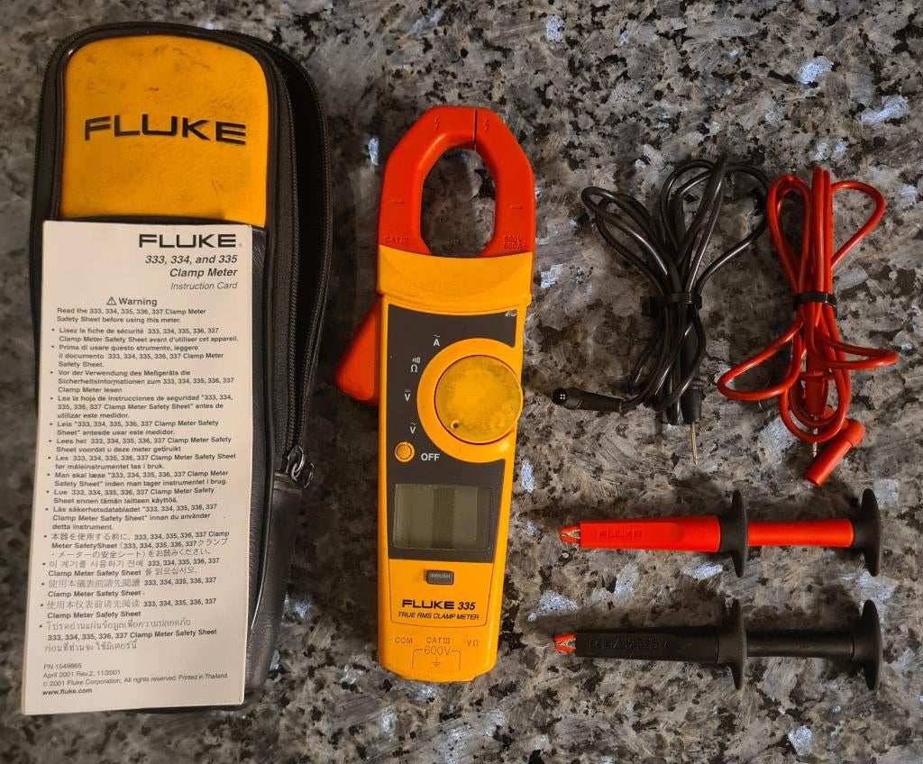 Fluke 335 True RMS Stroomtangmeter, Ophalen of Verzenden, Gebruikt, Multimeter