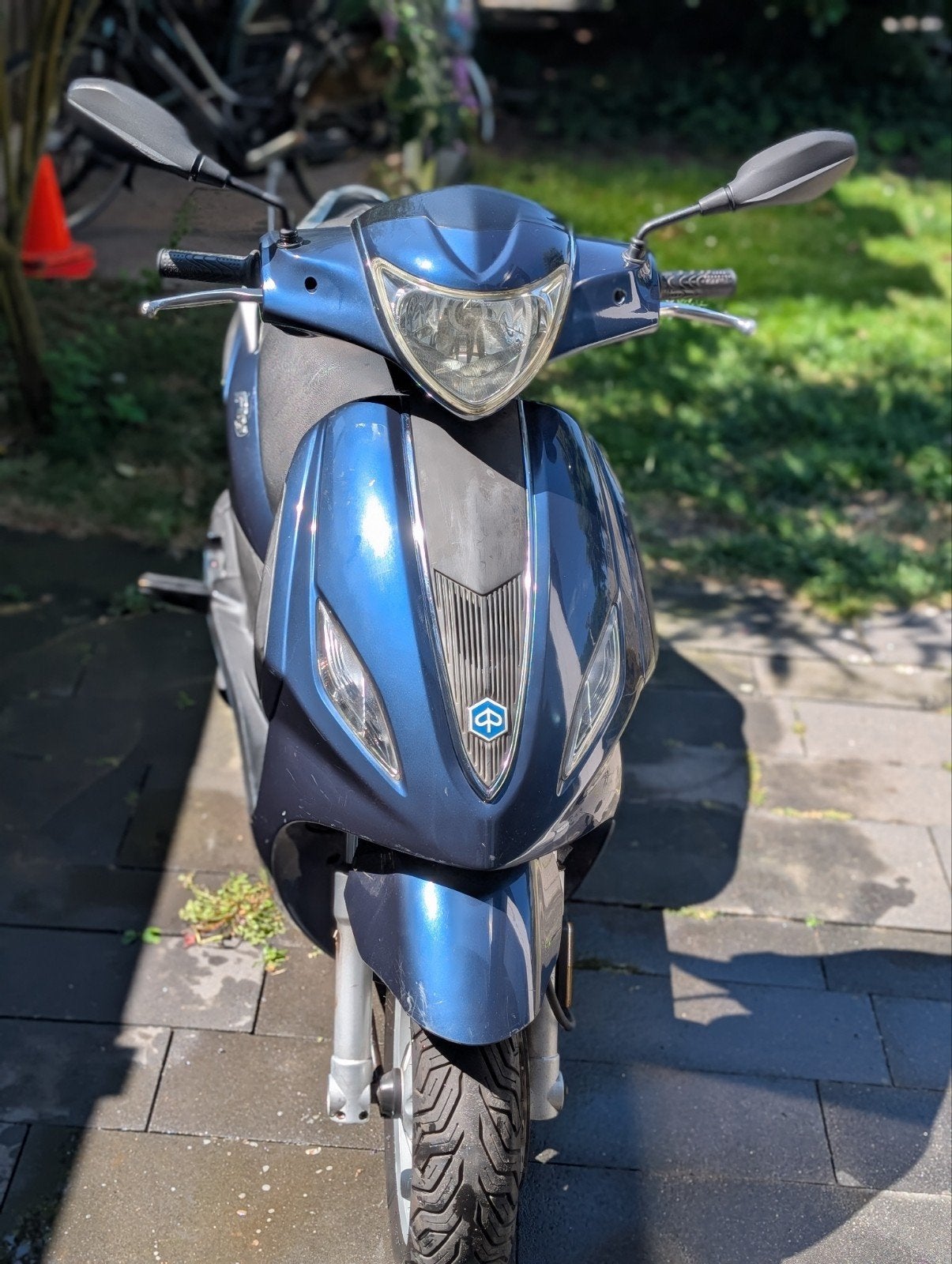 Piaggio Fly Scooter - Blauw, Goed Onderhouden, Ophalen, Gebruikt, Benzine, Fly