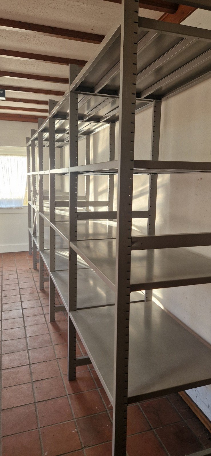5 meter legbordstelling magazijnstelling, Ophalen