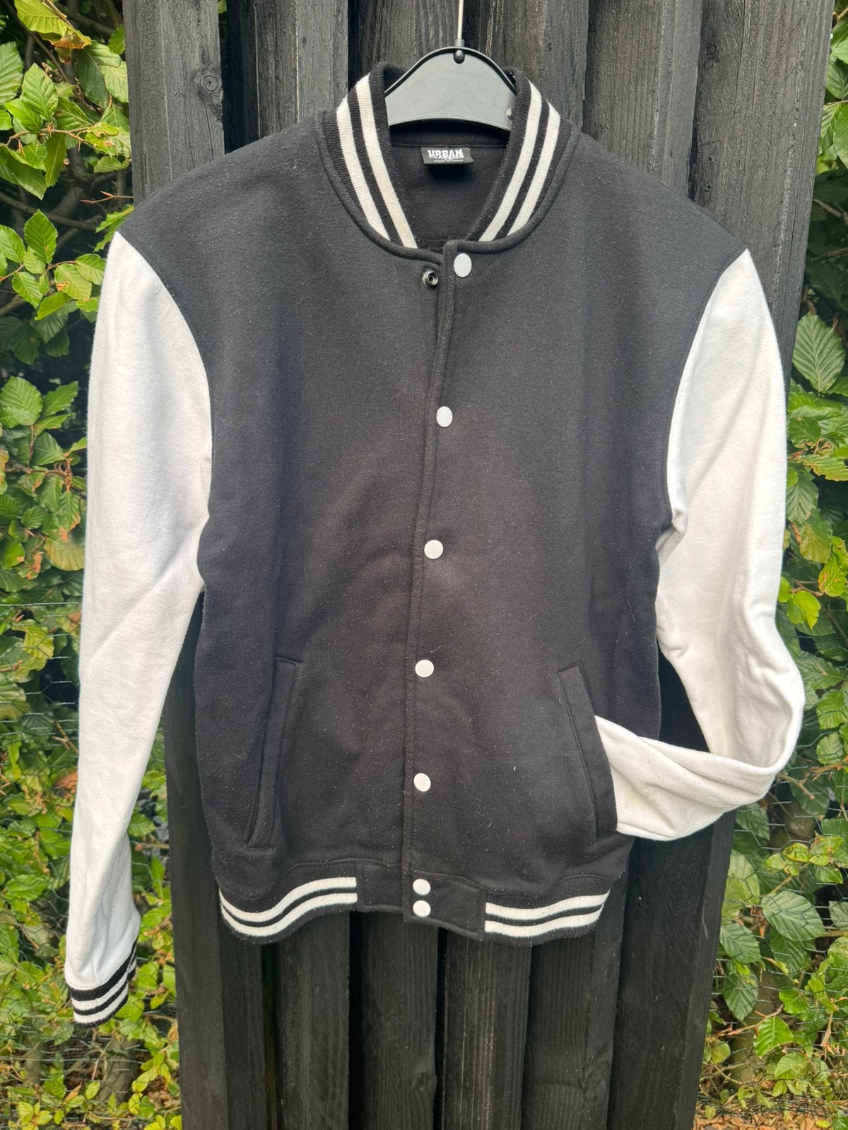 Unisex baseball jacket Urban Classics XS, Ophalen of Verzenden, Zo goed als nieuw, Maat 46 (S) of kleiner, Zwart