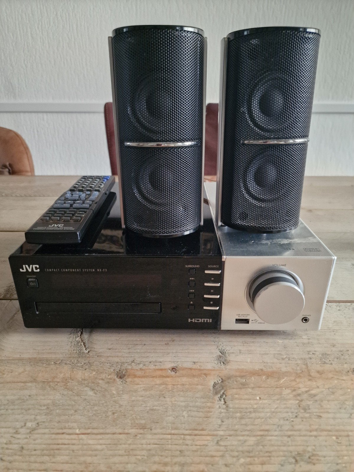 JVC VERSTERKER/DVD-SPELER, Audio, Tv en Foto, Ophalen, Gebruikt, JVC