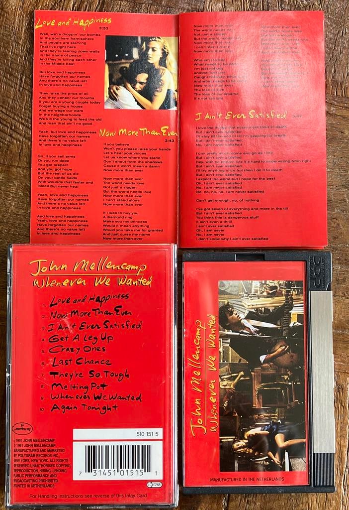 Dcc John Mellencamp, Cd's en Dvd's, Ophalen of Verzenden, Zo goed als nieuw, 1 bandje