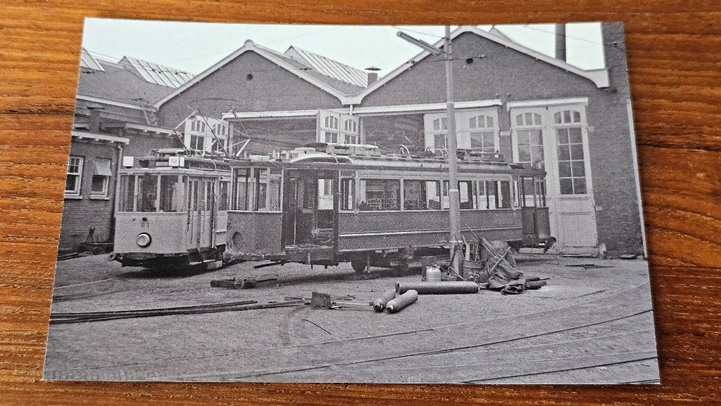 Foto TRAM GVB Amsterdam R1 442 SLOOP Tollensstraat, Verzenden, Gebruikt, Tram, Overige typen