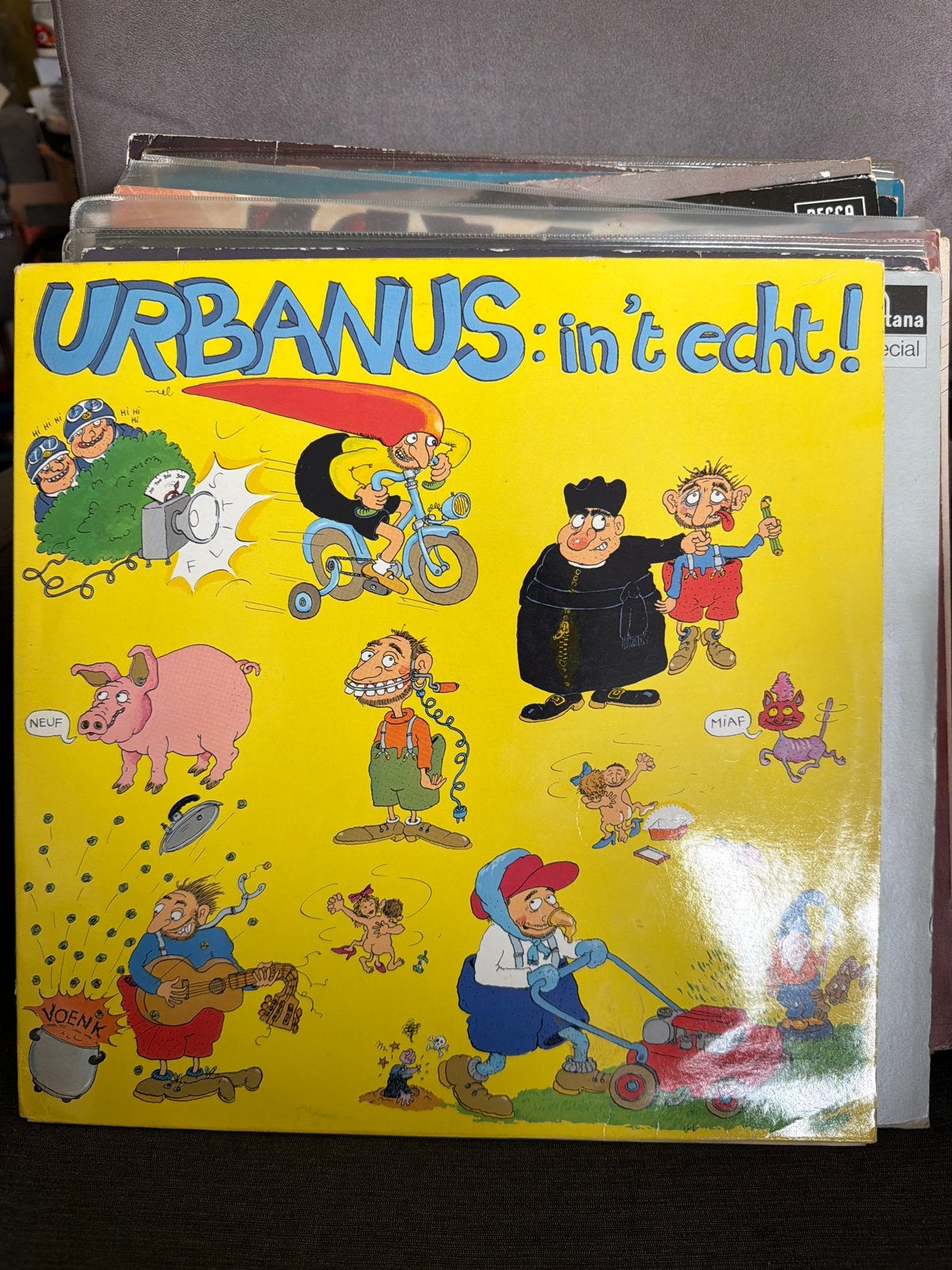 KG.   Urbanus: In 't Echt! - Vintage LP, LP, Gebruikt, Overige genres, Ophalen of Verzenden