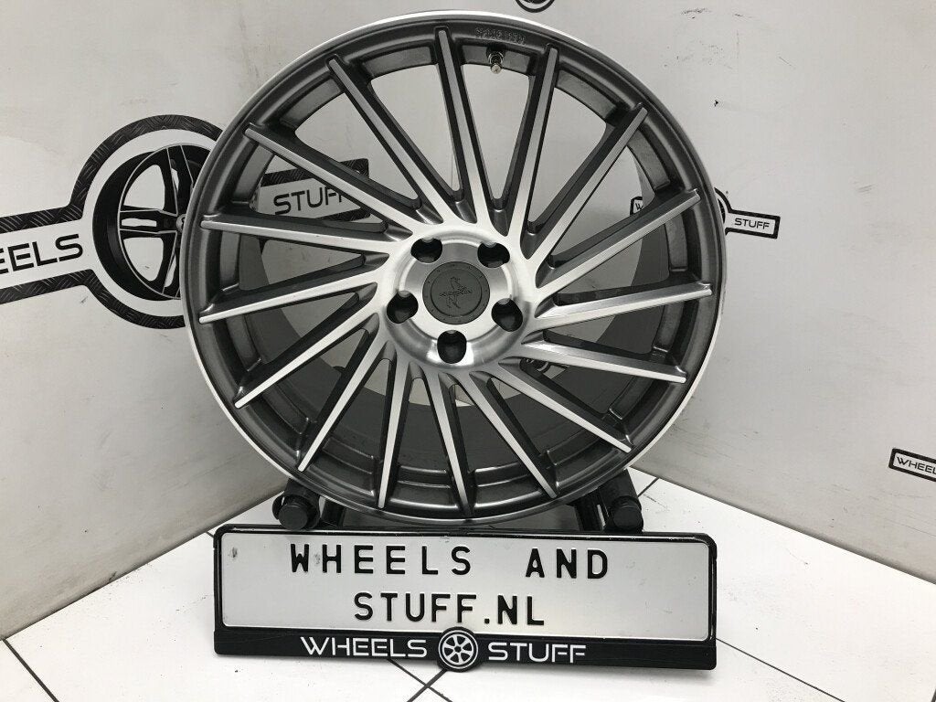 Keskin KT17 lichtmetaal velgen 19"inch 5x112 VW Audi Seat, Ophalen, Gebruikt, 19 inch, Velg(en)