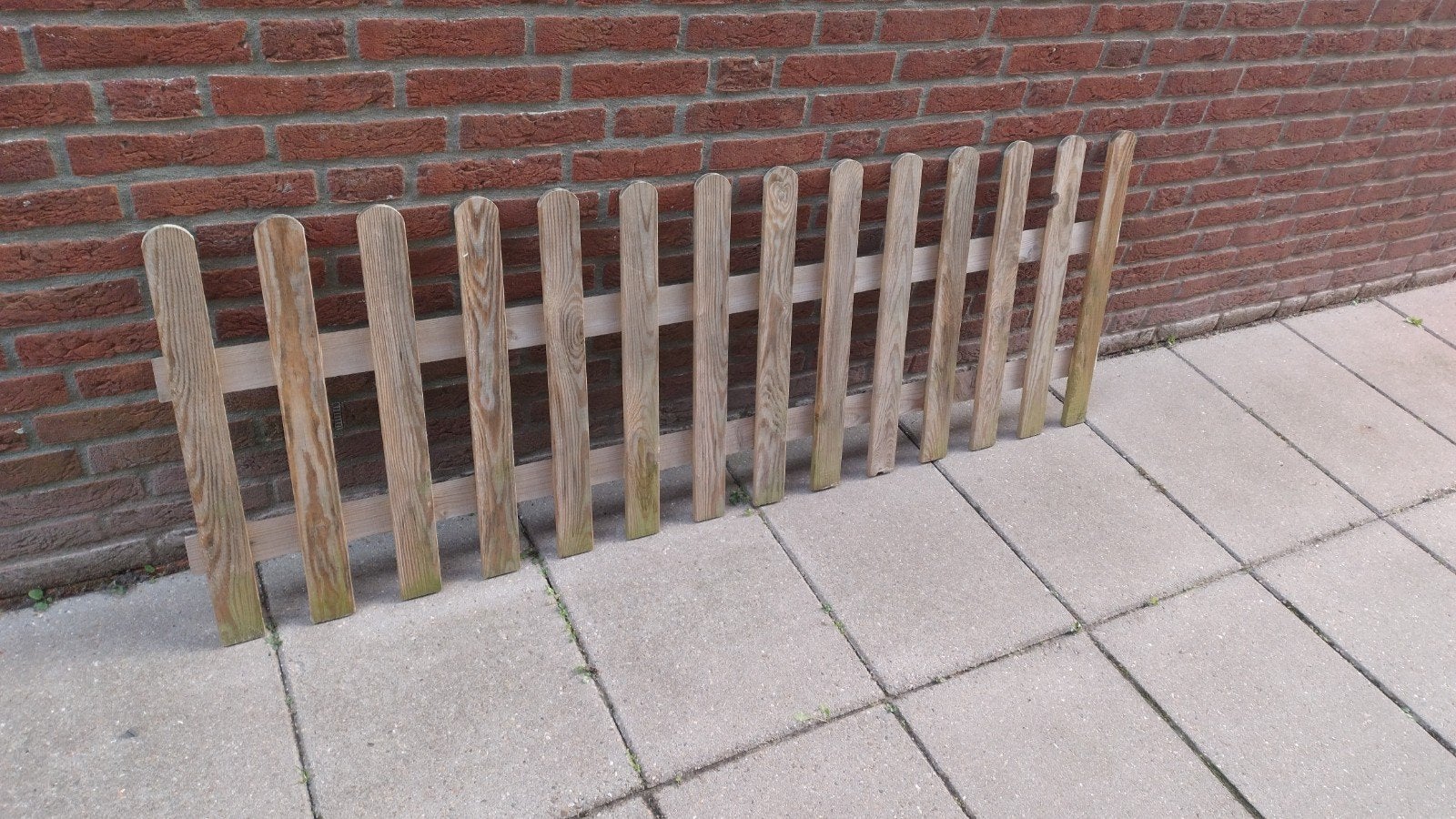 Gratis tuinhek 170 breed, Ophalen, Gebruikt, Hout, Tuinhek