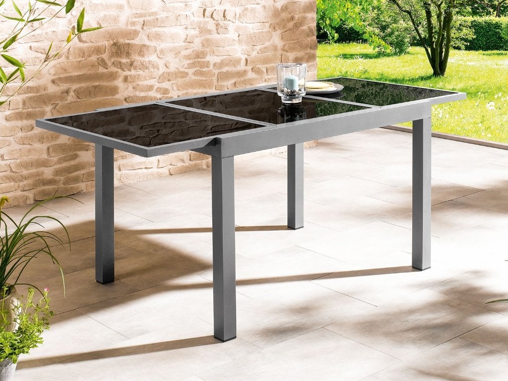 Nieuwe Tuintafel uitschuifbaar 120-180 X 89 x 75 cm, Huis en Inrichting, Ophalen, Nieuw, 50 tot 100 cm, 150 tot 200 cm