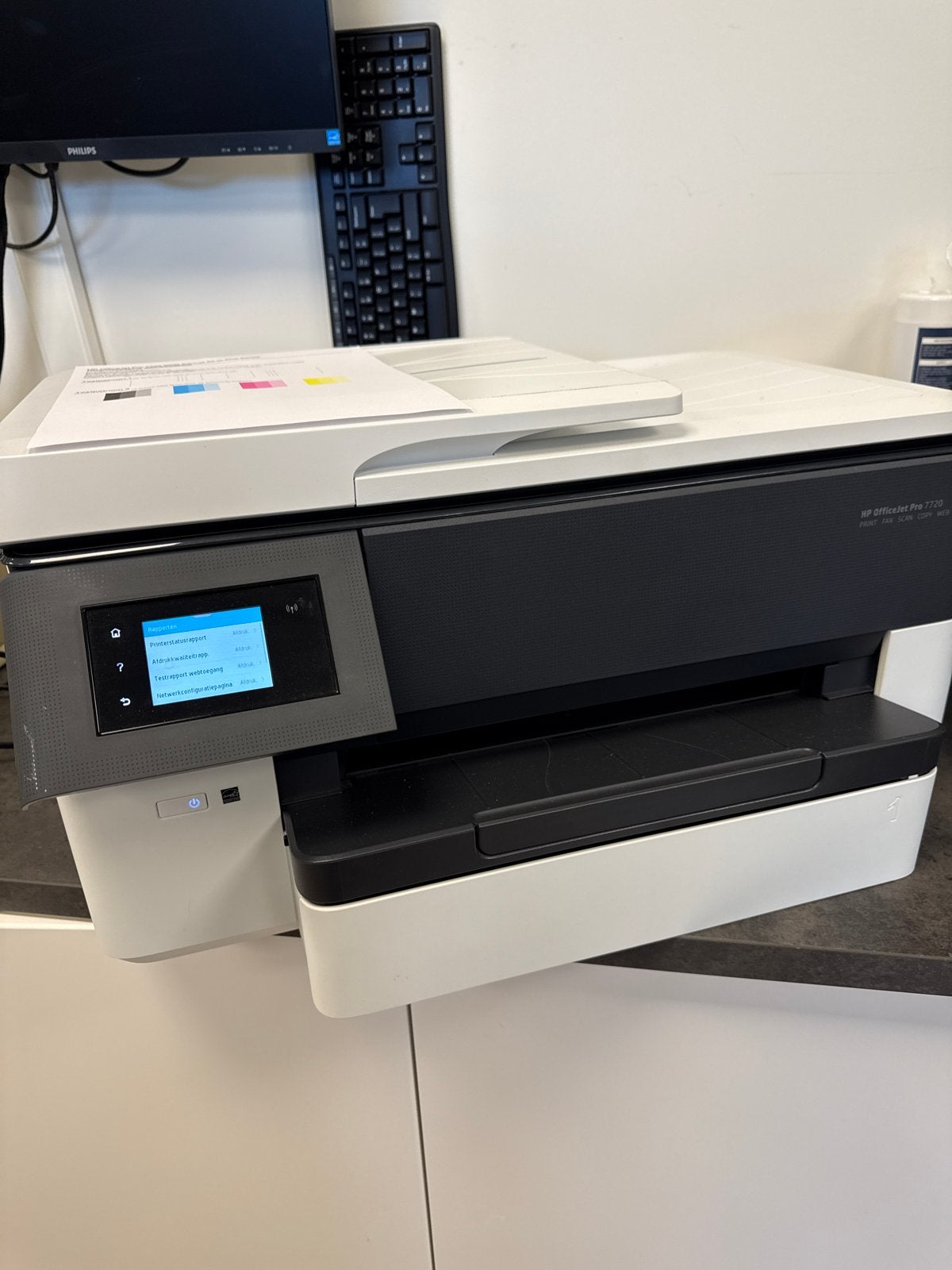 HP OfficeJet Pro 7720 All-in-One Printer met WiFi, Inkjetprinter, All-in-one, Kleur printen, Ophalen of Verzenden